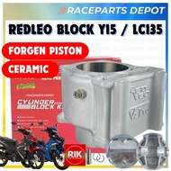 RED LEO Block Lc135 / Y15zr  ( 62MM / 63MM / 65MM / 68MM / 70MM / 72MM / 74MM )