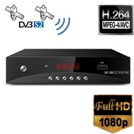 FTA DVB-S2 Receiver Set Top Box HD Digital Satellite TV Receiver Receptor H.264 Support WIFI DVB S2 