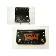 Limited Men's Bag Genuine Leather Wallet Levis Long Lelaki Dompet Beg Kulit Jenis Panjang