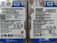 二手良品 WD 500G SATA / WD5000BPVT  2.5 筆電硬碟
