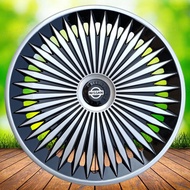 4 Pcs Nissan 14inch/15inch Hub Cap Wheel Rim Cap Hub Protective Cover Wheel Rim Protective Case Niss