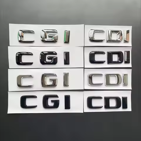 3D ABS Car Trunk Badge Letters E320 C220 ML 270 B C E CLK GLK 200 220 CDI CGI Emblem For Mercedes ML