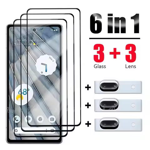 For Google Pixel 7A Glass Google Pixel 7A Tempered Glass Screen Protector Camera Film For Google Pix