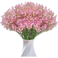 Babys Breath Artificial Flowers 24inch Fake Flowers Gypsophila Bouquet Fall Flowers Artificial for Decoration Silk Flower for Wedding Christmas DIY Party Home Garden Office