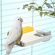 Parrot Starling Hanging Cage Platform Hanging Feeding Platform Bird Habitat