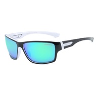 Dubery Kacamata Pria Polarized Sunglasses 2071 White