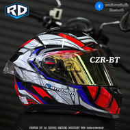 หมวกกันน็อคเต็มใบหุ้มคาง Index RD  รุ่น CZR BT รองรับการติดบลูทูธ ถอดซักได้ ฟรีถุงผ้า ชิวฟรีอีก1 ชิ้