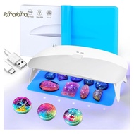 Resin UV Lamp, 48W Fast Curing White with 30Pcs Dual Lightsource Lamp Beads for UV Resin Kit