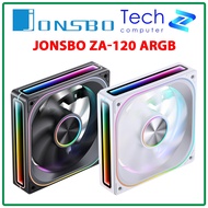 JONSBO ZA-120 ARGB Infinity 120mm Case Fan (Black/White – Down/Reverse Fan)