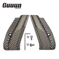 Guuun Brand Toy Model Accessories CZ75 Compact Grips G10 OPS Texture fit CZ P-01 Canik 55 P100 C100 