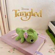 GANTUNGAN Amigurumi Pascal Chameleon Rapunzel/ Tangled Crochet Doll | Knitted Doll Keychain Pascal/B