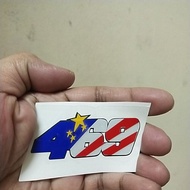 Stiker motor 469 pantul cahaya cutting