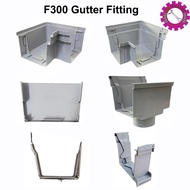 F300 GUTTER FITTING / PVC GUTTER ACCESSORIES / F300 MITRE JOINT / GUTTER SPOUT HEAD / GUTTER END CAP