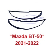 Headlight Cover Matte Black MAZDA BT50 BT-50 2020-2022 BT50 Rear Car Light 2021 BT 50