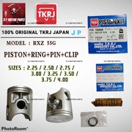 TKRJ 100% ORIGINAL JAPAN 🇯🇵 PISTON KIT SET RXZ 55G (2.25/2.50/2.75/3.00/3.25/3.50/3.75/4.00)