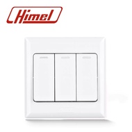 HIMEL ADVANCED SERIES 3 GANG 1 WAY SWITCH
