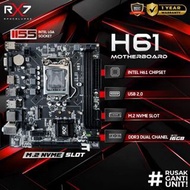 Motherboard RX7 H61 LGA 1155 DDR3 H61 Mainboard Support Nvme
