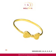 Cincin Emas 916 Riben | Ribbon 916 Gold Ring | Emas 916 | Kedai Emas WELL CHIP