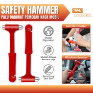 Emergency Safety Hammer 3 IN 1 Car Glass Breaker Hammer