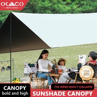 OKGO Hold 6-8 Person Waterproof Canopy Tent Set Ultralight Weight Flysheet Awning Tent Set