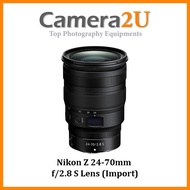 READY STOCK Nikon NIKKOR Z 24-70mm f/2.8 S Lens (Import) for Nikon Z8 & Z6II & Z5 & Z30 & Z FC & Z7I