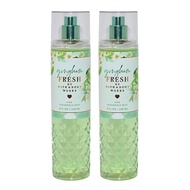 Bath & Body Works Fine Fragrance Mists, Set of 2, 8oz Each Bottle (Gingham Fresh)