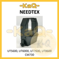 NEEDTEX UT5600 UT 7600 8600 CM 730 CM730 TIME RECORDER PUNCH CARD COMPATIBLE INK RIBBON - BLACK & BL