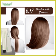 ﹊ ∆ ← Bremod Hair Color 6.17 Dark cold Brown hair Dye
