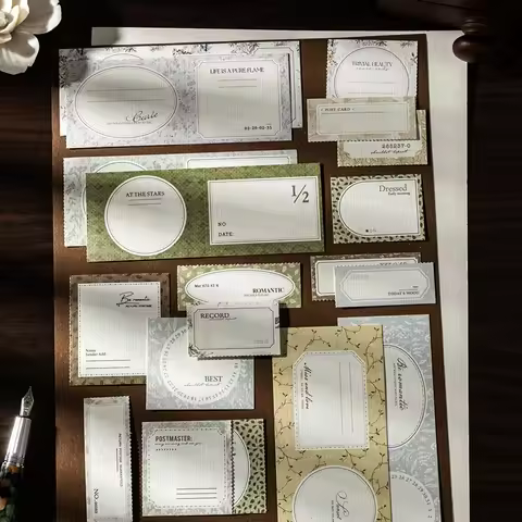 6packs/LOT Flowers know the answer series retro message paper memo pad