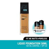 MAYBELLINE Fit Me Matte Liq Foundation SPF 330 Toffee