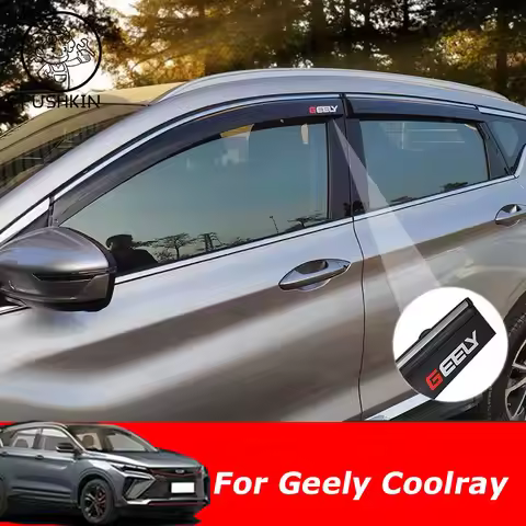 Car Side Window Deflector Window Visor Vent For Geely NEW Geely Coolray 2024 2025 Wind Shields Sun R