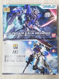 HG Gundam Exia Repair II & RX-78-2 Gundam