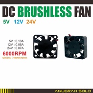 Terbaru Kipas Dc 4X4 Cm Dc Brushless Fan 5V 12V 24V Kipas Pendingin