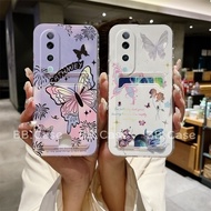 Card Holder Phone Case VIVO V40 Pro Y03t VIVOV40 Pro 5G New Creative Fashion Fantasy Halo Fireworks 