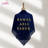 【BAWAL ASLI TABUR】Tudung Bawal Cotton Tabur Premium Bidang 45 Cotton Voile Borong Murah Hijab Scarf