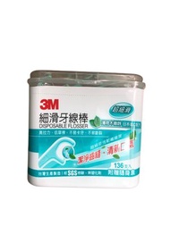 3M 細滑牙線棒  超細滑 136支入  薄荷木糖醇 清新口氣        A0607