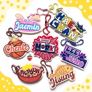 NCT DREAM two-sided glitterKeychain | NCT DREAM Keyring
