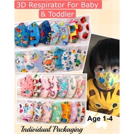 Kids/Baby/Toddler masks 3D 3 -PLY Ear Loop Face Mask Disposable Cartoon Hello Kitty Spiderman Mouth Cover