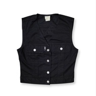 Agnes B Denim Vest