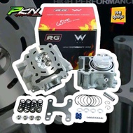 ชุดเสื้อLEAD เสื้อสูบพร้อมฝาสูบRG รุ่นLEAD GIORNO PCX160 ชุดเสื้อลูกฝาหรีด HONDA LEAD ขนาด60-61-62-6