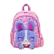 (ORIGINAL) Smiggle Movin Junior Character Backpack/Kindergarten/SD School Backpack - Pink Rabbit