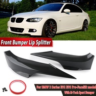 For BMW E92 E93 LCI M-Tech 06 -10 Carbon Fiber Front Bumper Splitter Spoiler Lip