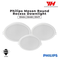 Philips MESON Round LED Recess Downlight 5" 6" 7" 8" 13W 17W 21W 24W (59464/59466/59471/59469) - 3000K/4000K/6500K