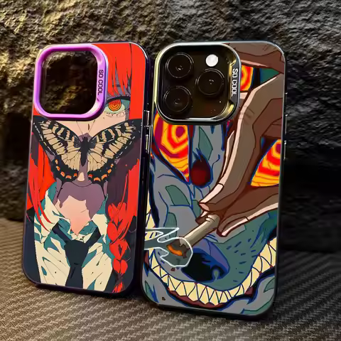 Chainsaw Man Makima Anime Coque For Apple iPhone 17 Air 16e 16 14 15 13 11 Pro Max 16 Plus 12 17 Pro