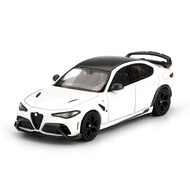 BBR Models BBRDIE6426 1/64 Alfa Romeo Giulia GTAm White Diecast Scale Model Car