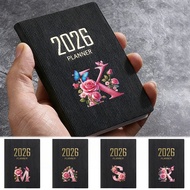 A7 Soft Leather Planner Notebook Student Notebook School Supplies Journal A7 Writing Notepad