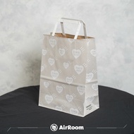 AirRoom HUMAN MADE Logo Love Paper Bag Isetan Department STORE POP Dedicated Gray