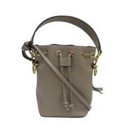 灰色 牛皮 Mon Tresor 水桶 斜背包