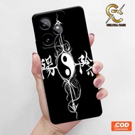 Softcase REALME GT 7 5G - Geloracase - Casing REALME GT 7 5G - Fashion Case Yinyang - Kesing hp - So