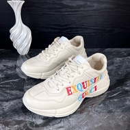 Gucci古馳彩字Logo老爹鞋休閒鞋 43.5碼98新